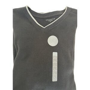 Covington Men's Black Cardigan Pullover Sweater Sz XL Cotton‎ Grandpacore